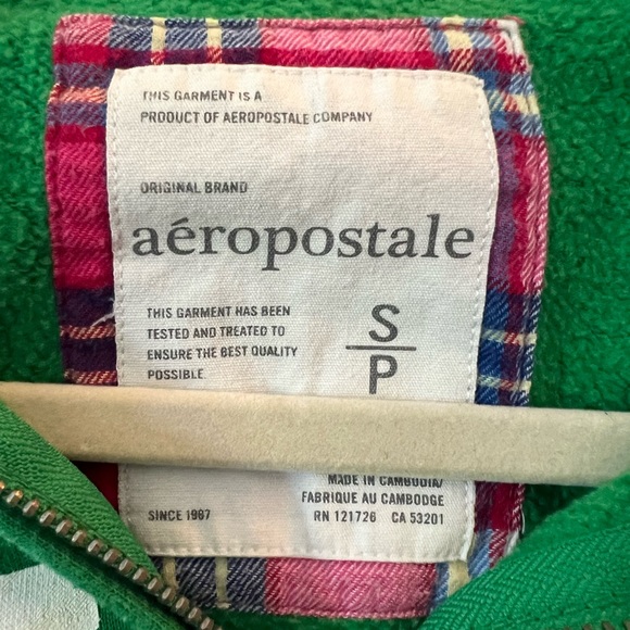 Aeropostale Zip Up Hoodie - Picture 2 of 3